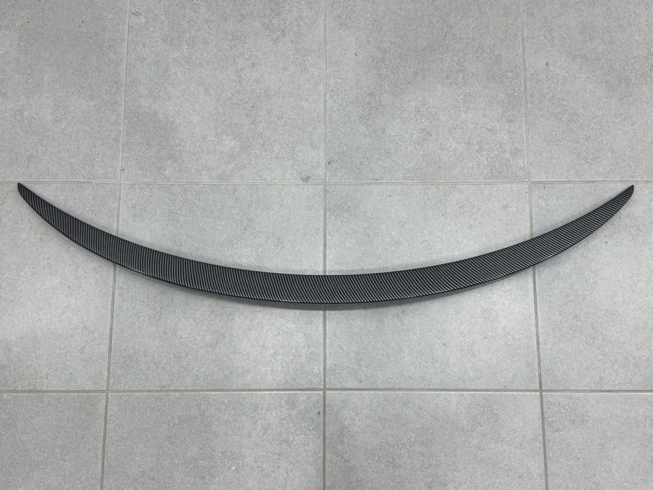 Спойлер ліп для Tesla Model Y 2020-2024 ABS пластик, колір карбон