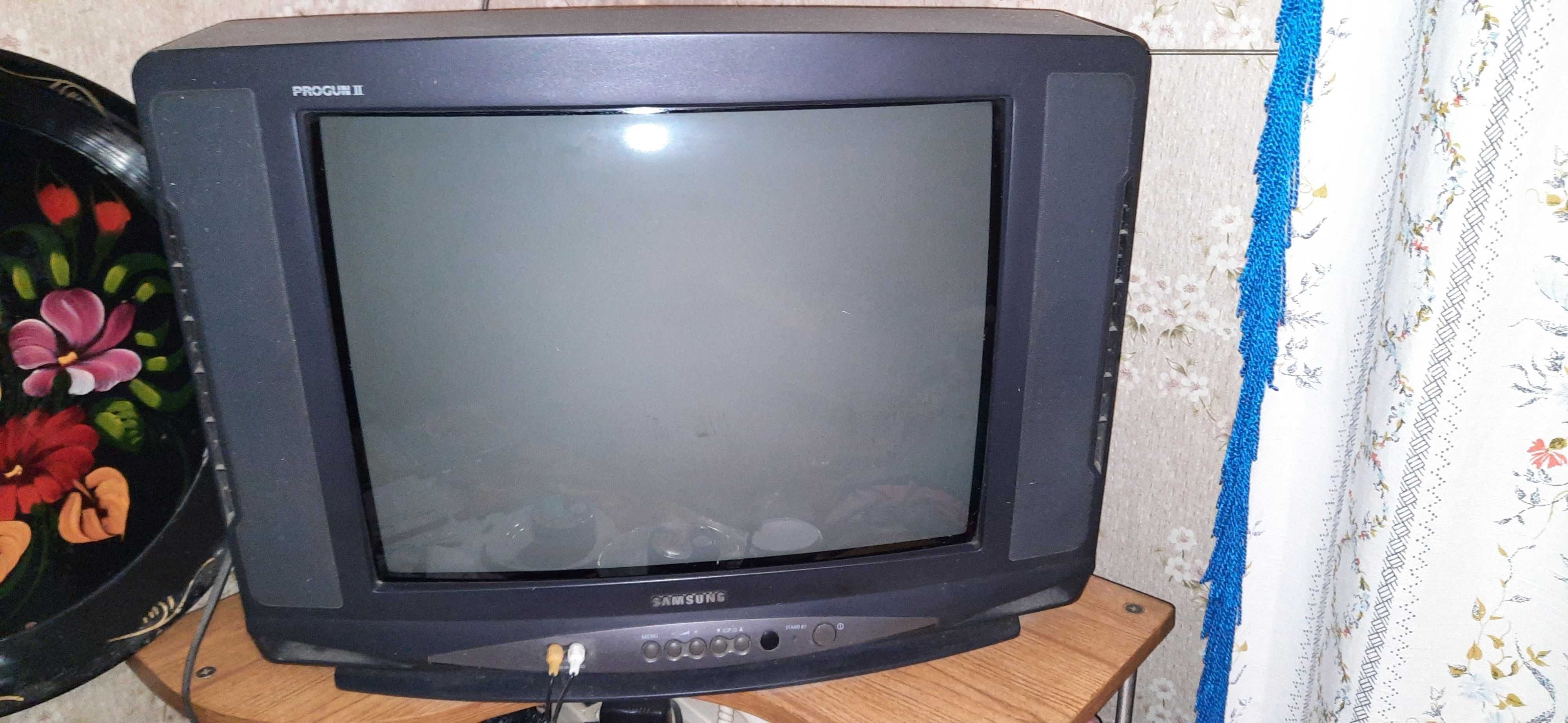 Телевизор+Т2 Samsung 21" 56см ТВ работает TV T2