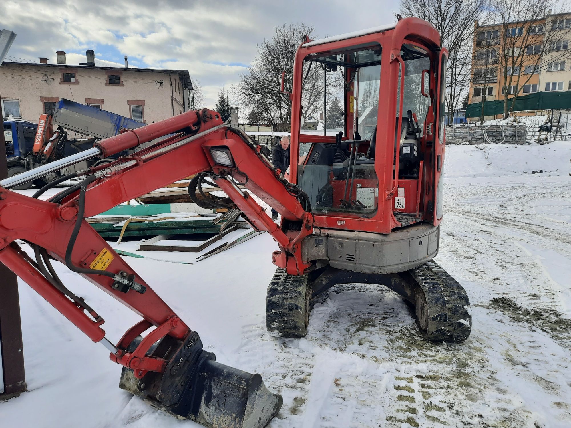 Koparka  Minikoparka HDS Transport Roboty Ziemne