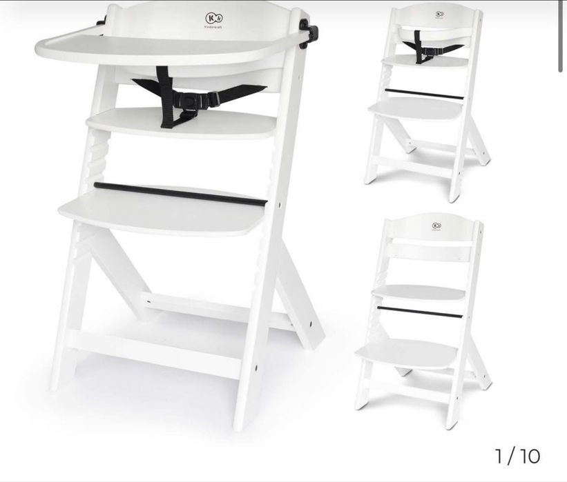 Nowe krzeselko do karmienia Kindercraft ENOCK white