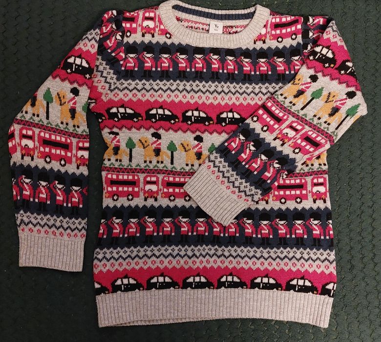 Sweterek świąteczny 110-116