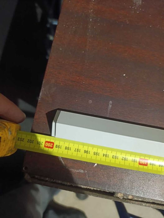 Kątownik aluminiowy 20x20x2mm Ral 7038mat