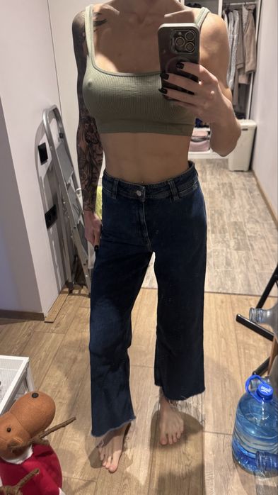 Джинси mango кюлоти 34 розмір, стан нових