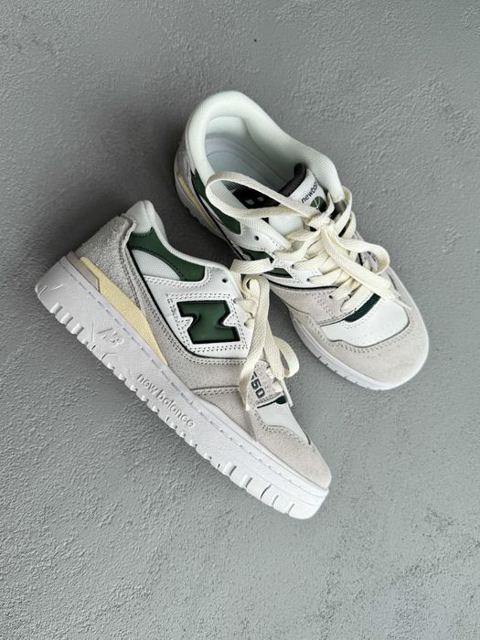 Кросівки New Balance 550 Grey/Green premium
