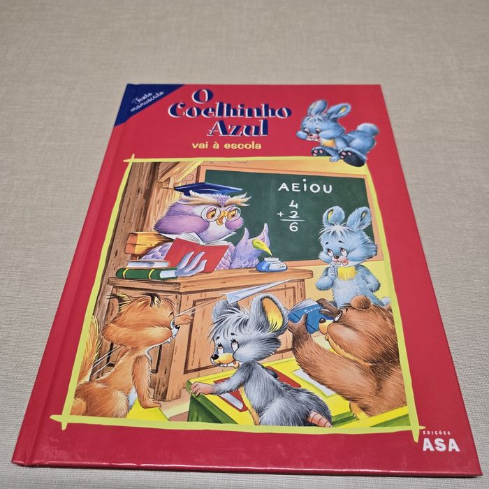 Livro  O Coelhinho Azul vai à escola