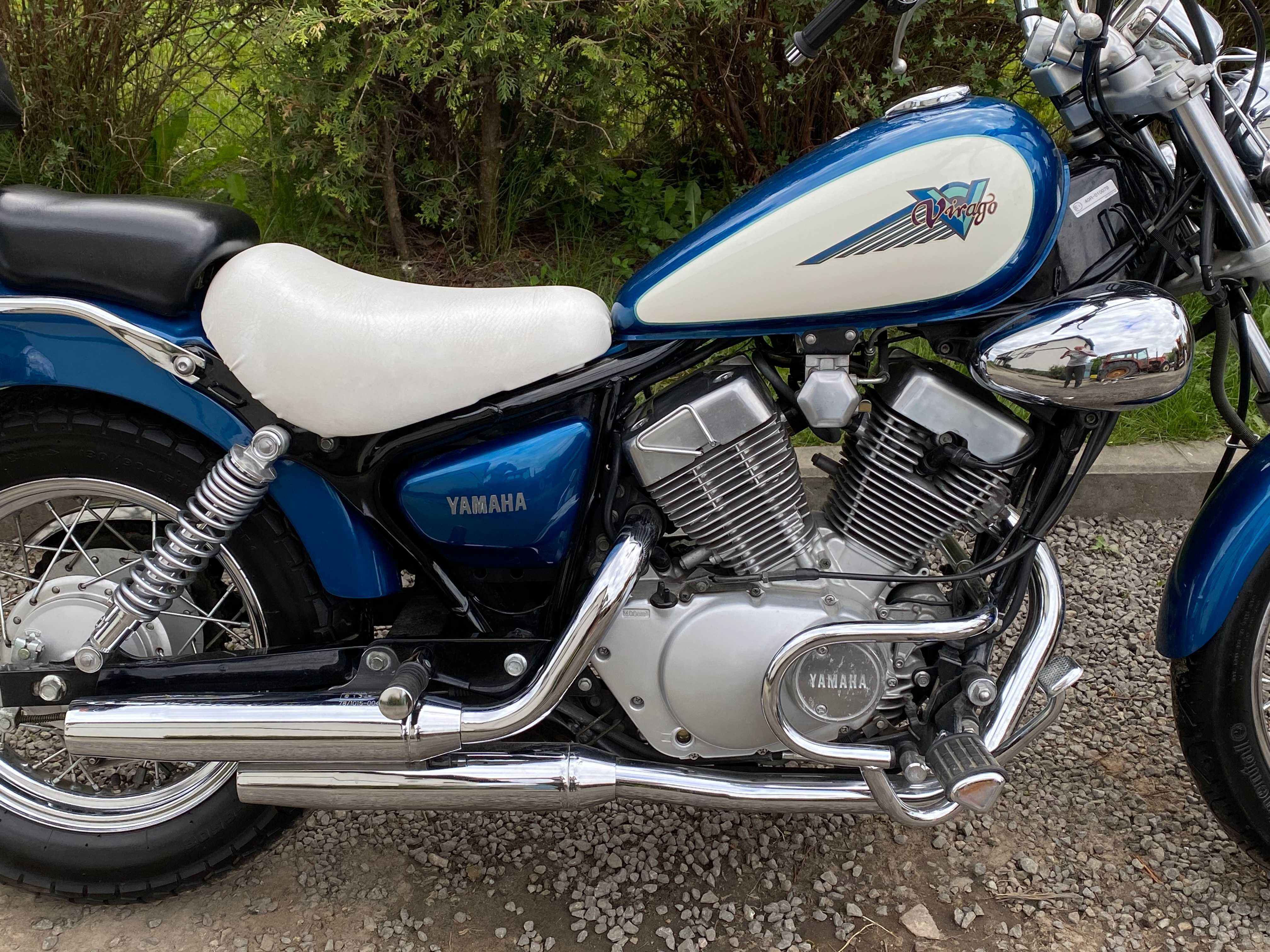 Yamaha Virago 125 19Tys_Piękny kolor_Zadbana_Opłacona_z Niemiec_2001r