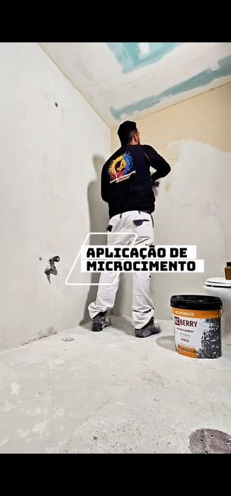 Microcimento casa de banho sem quebrar