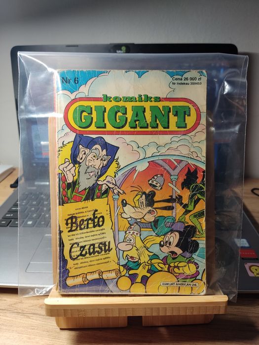 Komiks Gigant Berło Czasu Nr 6 1993 Pierwsza Seria