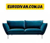 Стильный диван Lutta, кожаный/ткань/эко. Мебель лофт для дома, офиса