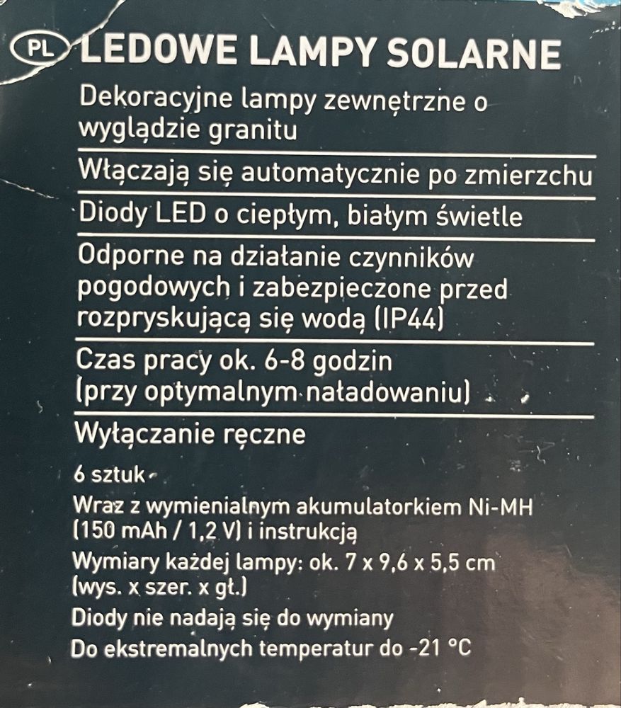Lampki solarne - LED