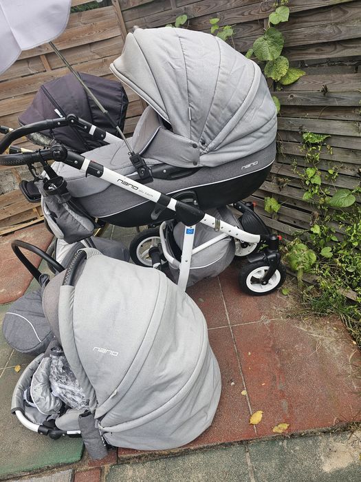 Wózek 3w1 +spacerówka dodatkowa