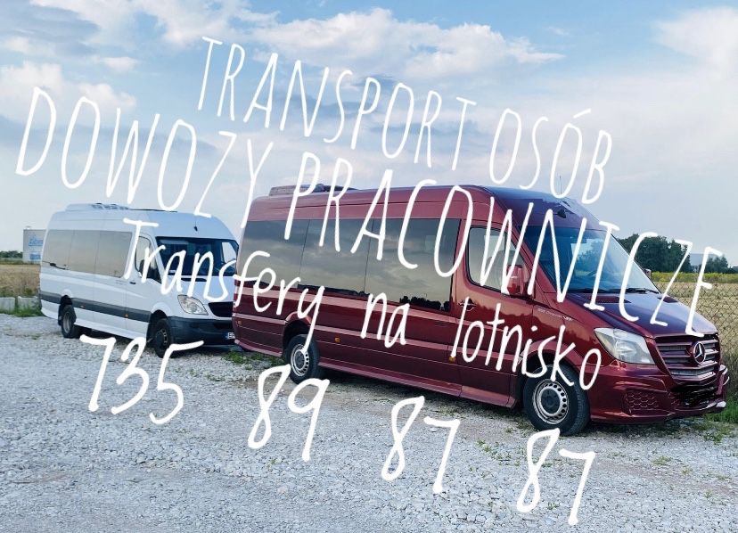 Przewozy okolicznościowe / Transfery na lotnisko / Pracowników