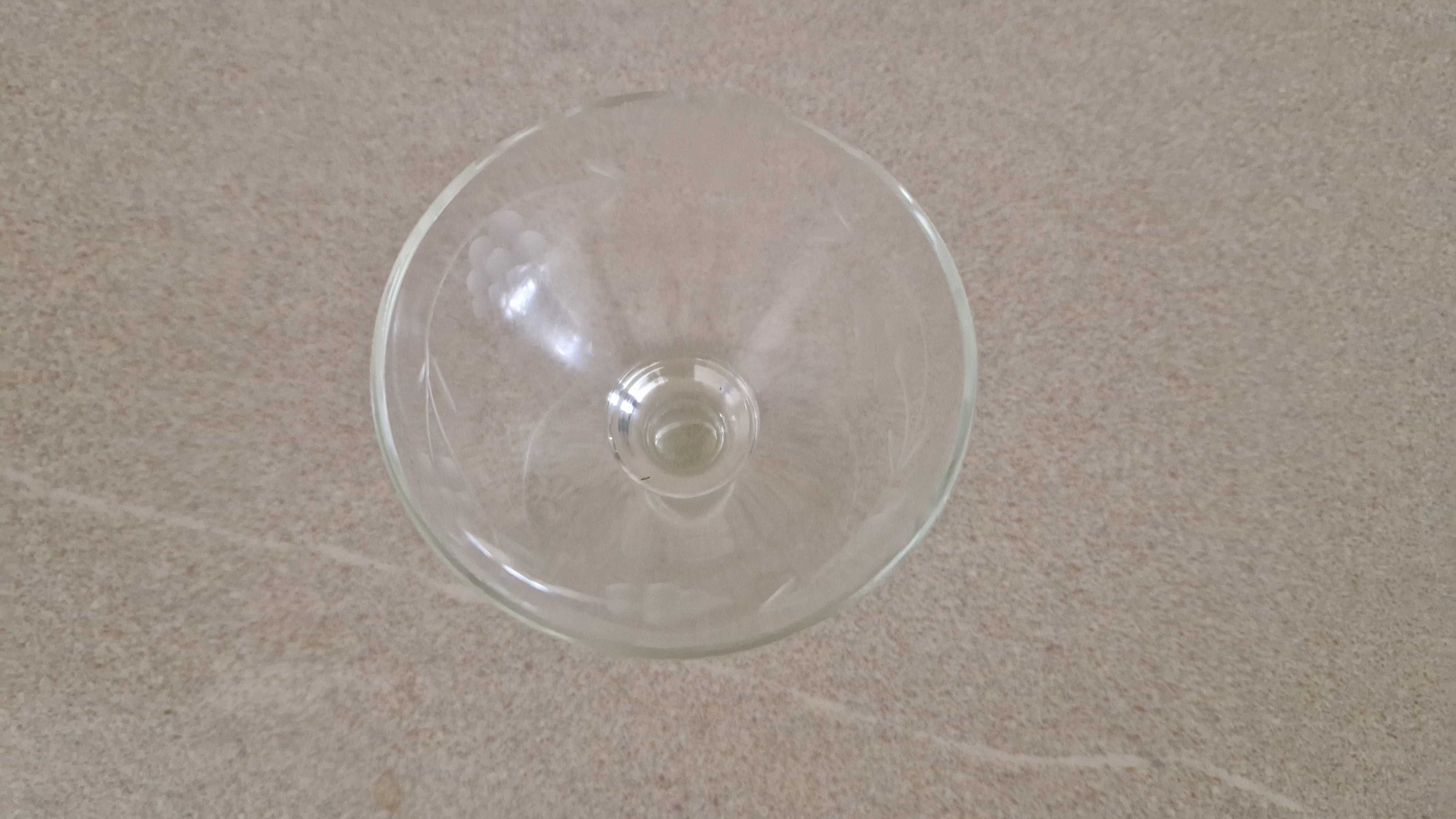 1 taça de sobremesa ou fruta ou gelado, vidro vintage