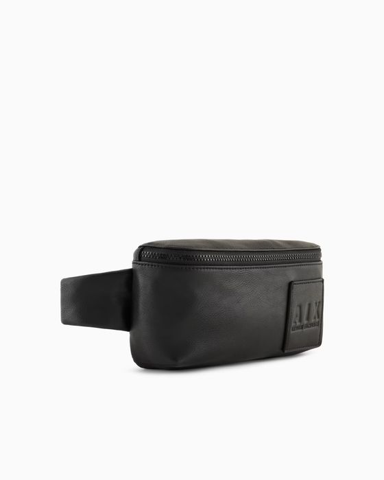 ОРИГІНАЛ | Бананка Armani Exchange, чоловіча шкіряна бананка армані