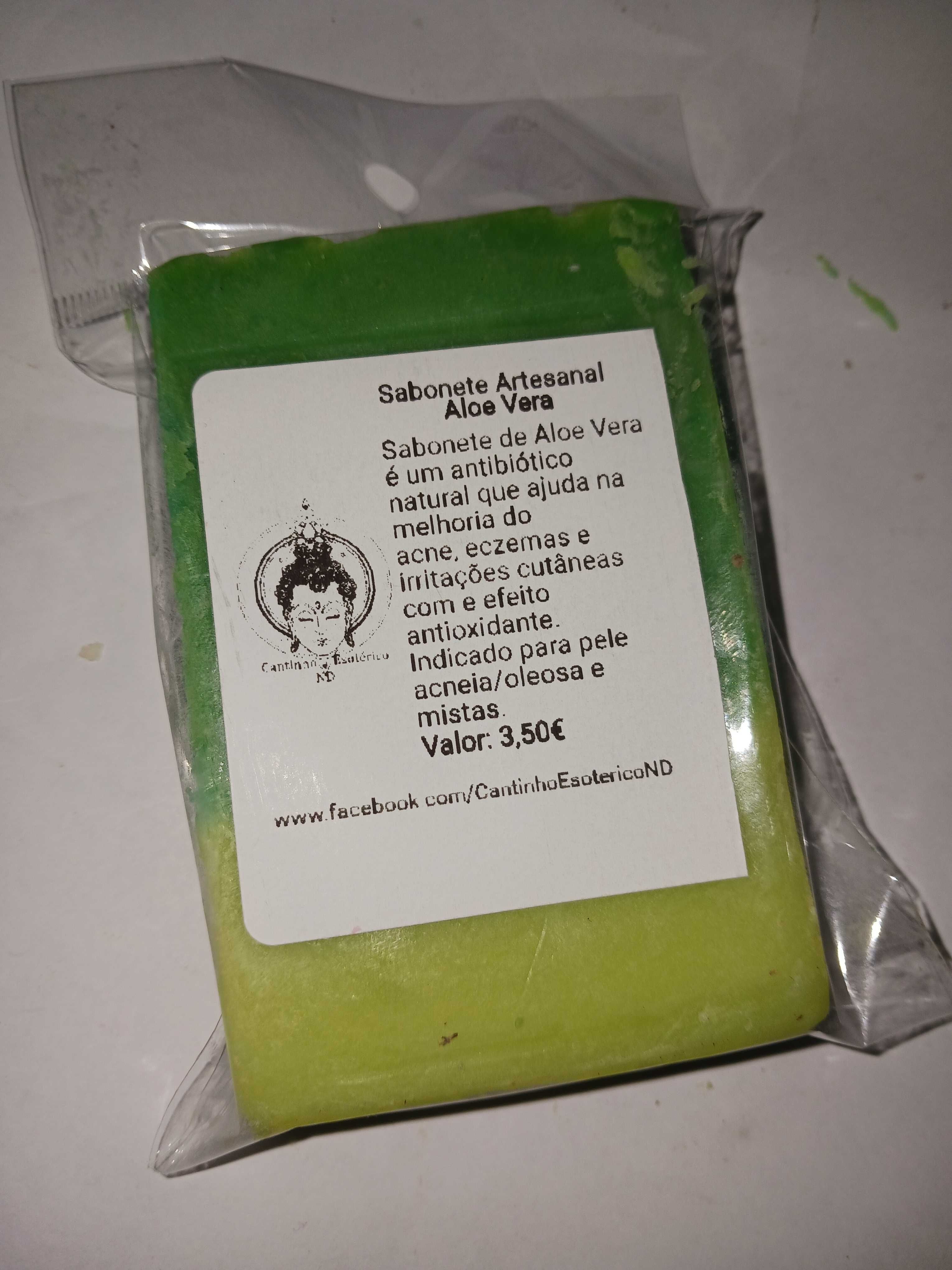 Sabonete Artesanal Aloe Vera NOVO PREÇO