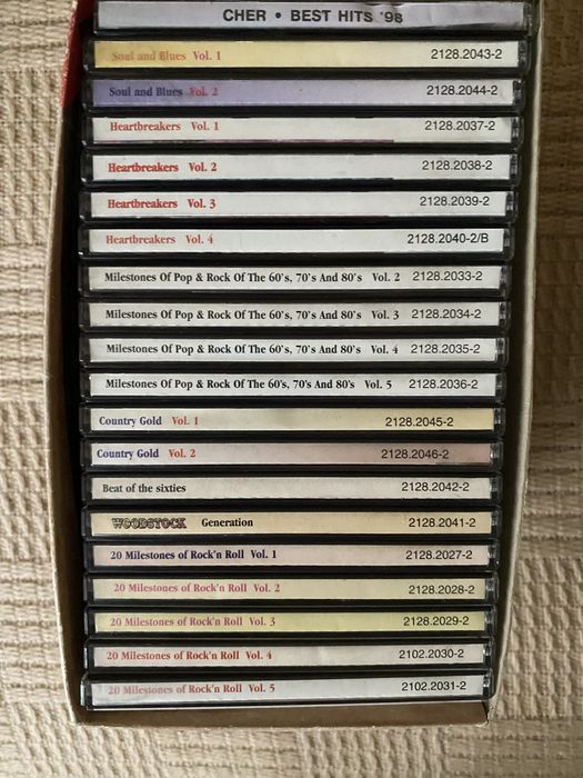 Płyty cd rock soul blues zestaw 20 szt