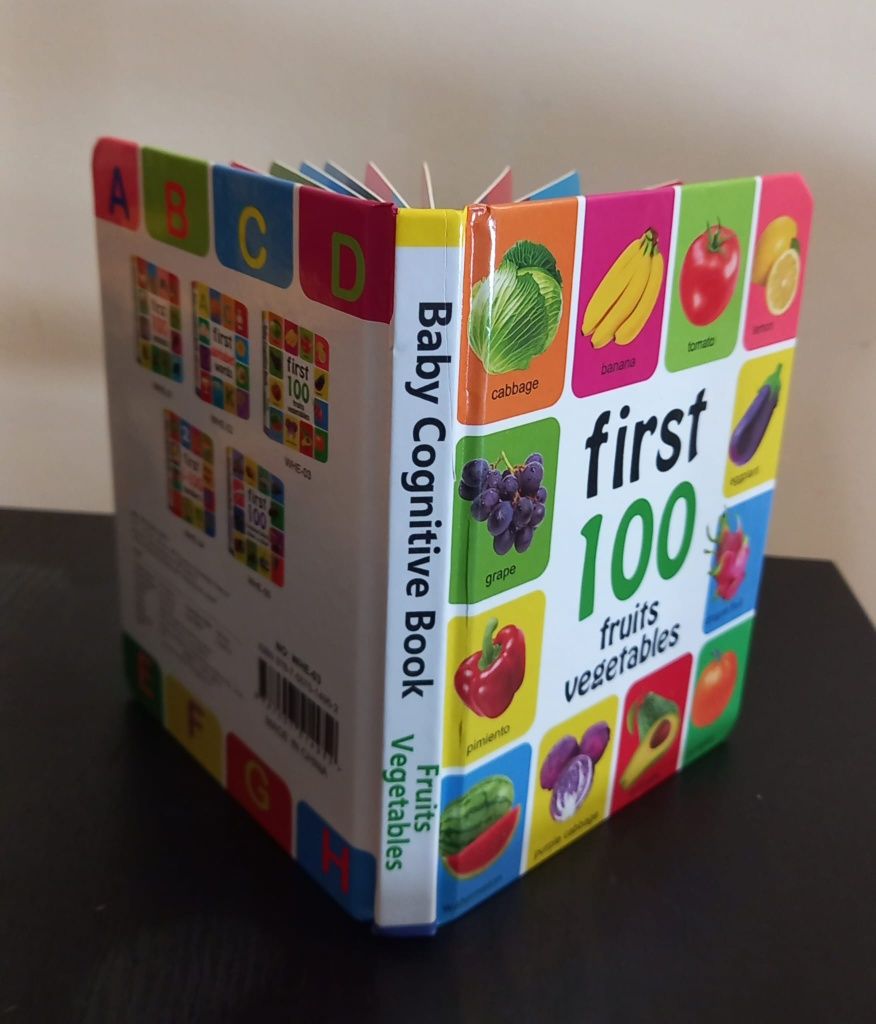 Livro de imagens frutas e verduras