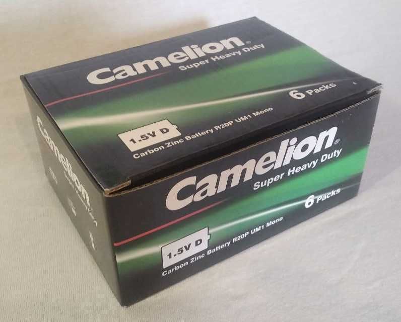 Батарейка CAMELION R20P-SP2G Green Shrink 1х2  упаковка 12шт