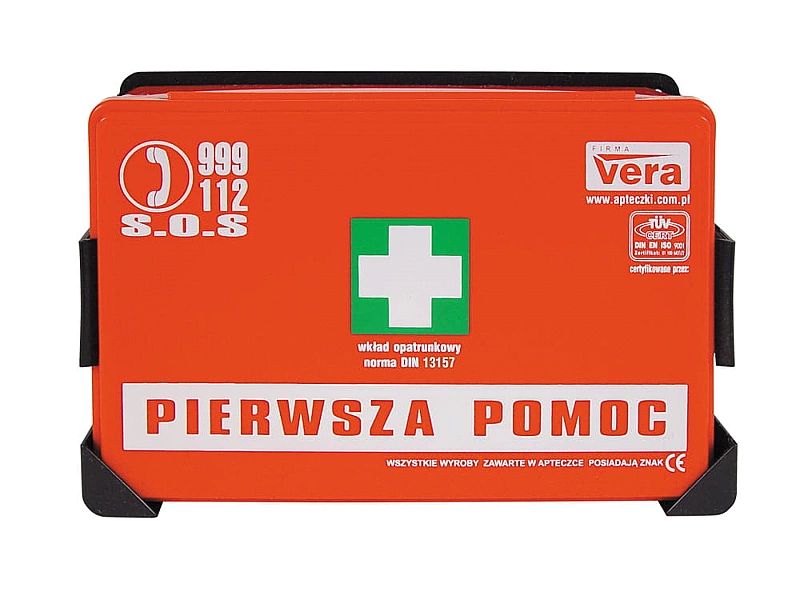 Przemysłowa apteczka pierwszej pomocy STANDARD 13157 w pudełku z tworz