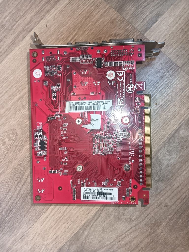 Palit NVIDIA GeForce GT240 1GB vram