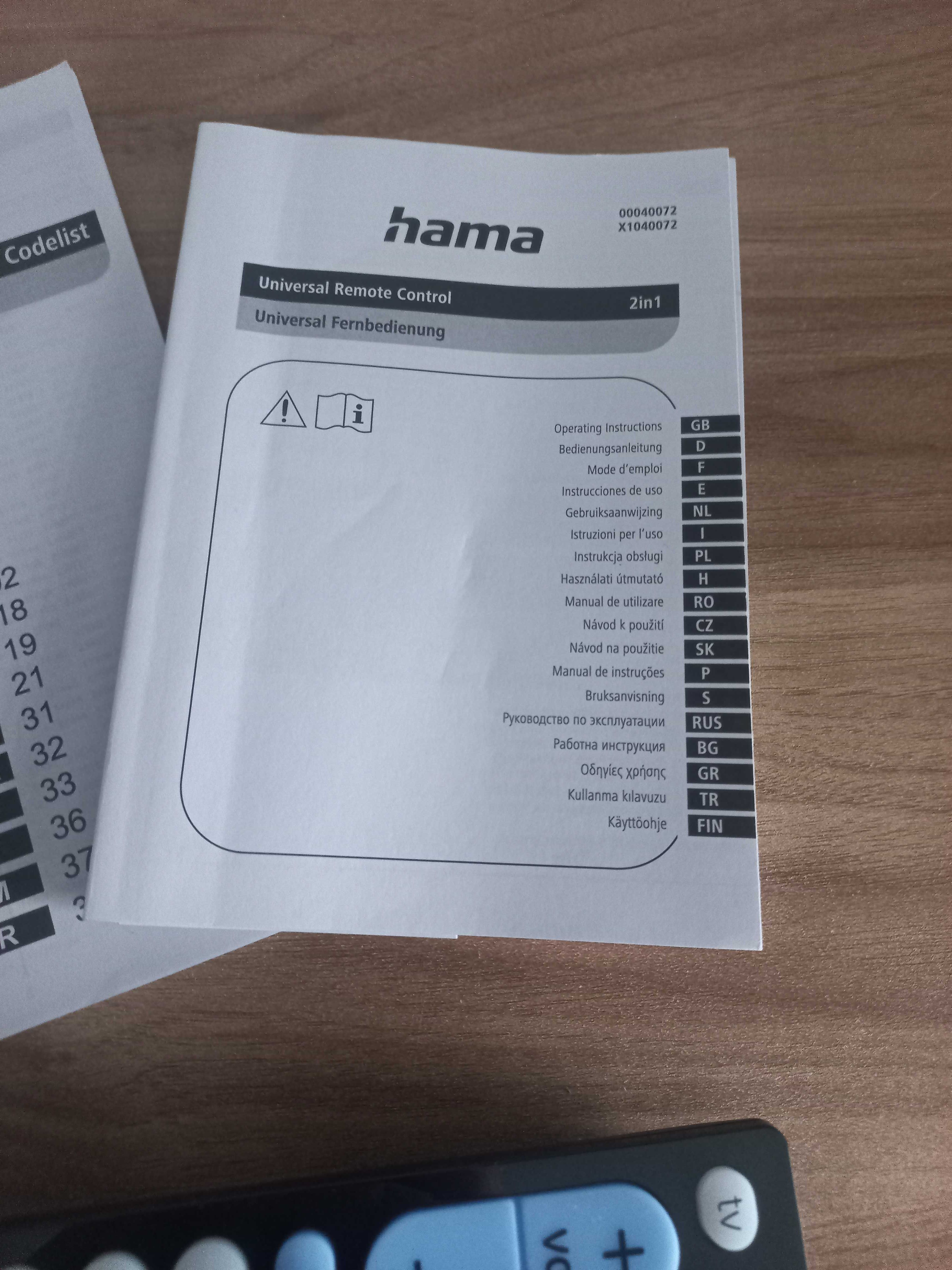 Pilot uniwersalny Hama – prostota i wygoda!