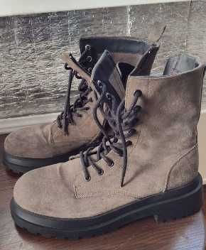 Ботинки берцы нубуковые Китай