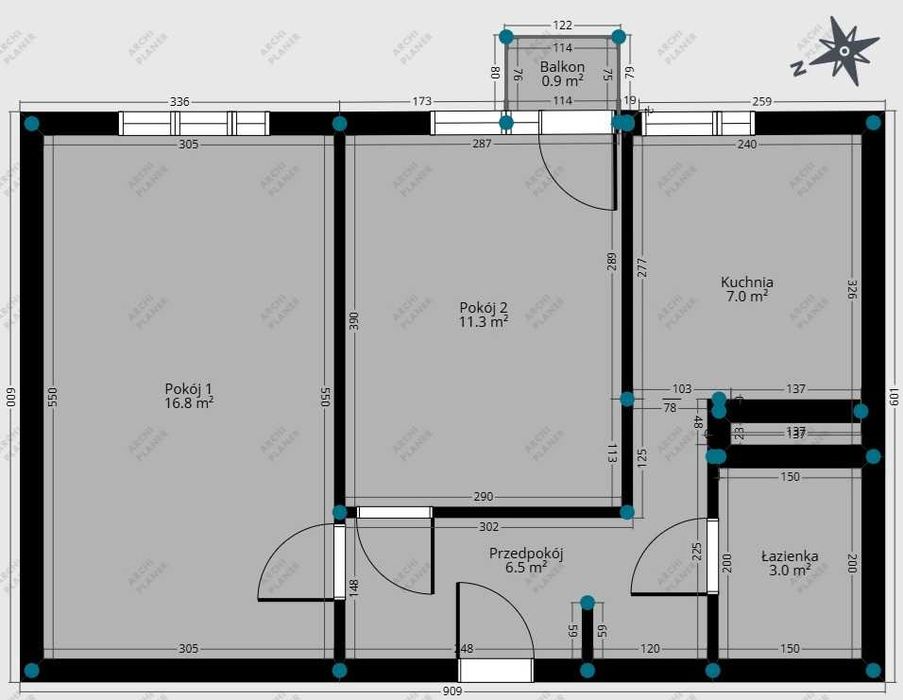 46m2, 2 pok., 1 p. Maków Mazowiecki, Sprzedam mieszkanie BEZPOŚREDNIO!