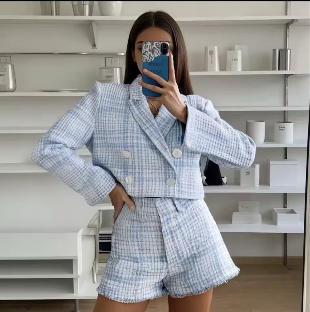 Костюм твидовый Zara