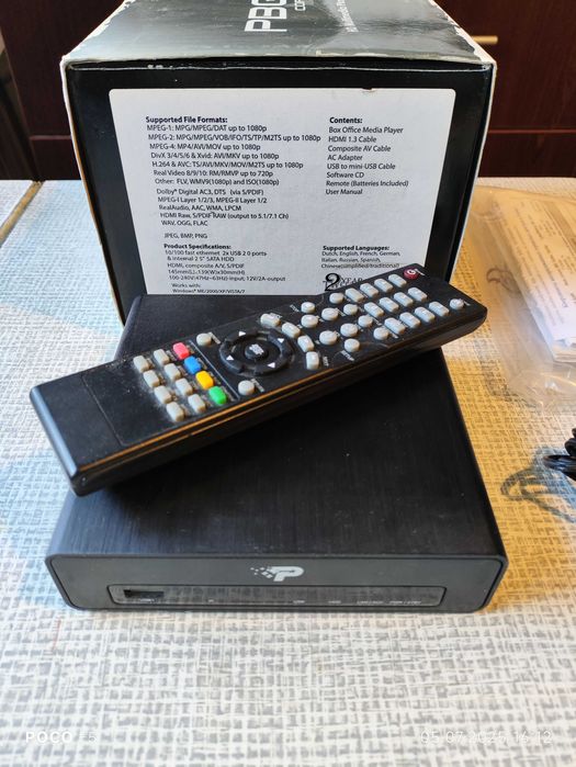 HD медиаплеер PBO Core Box Office Patriot + Wi-Fi адаптер