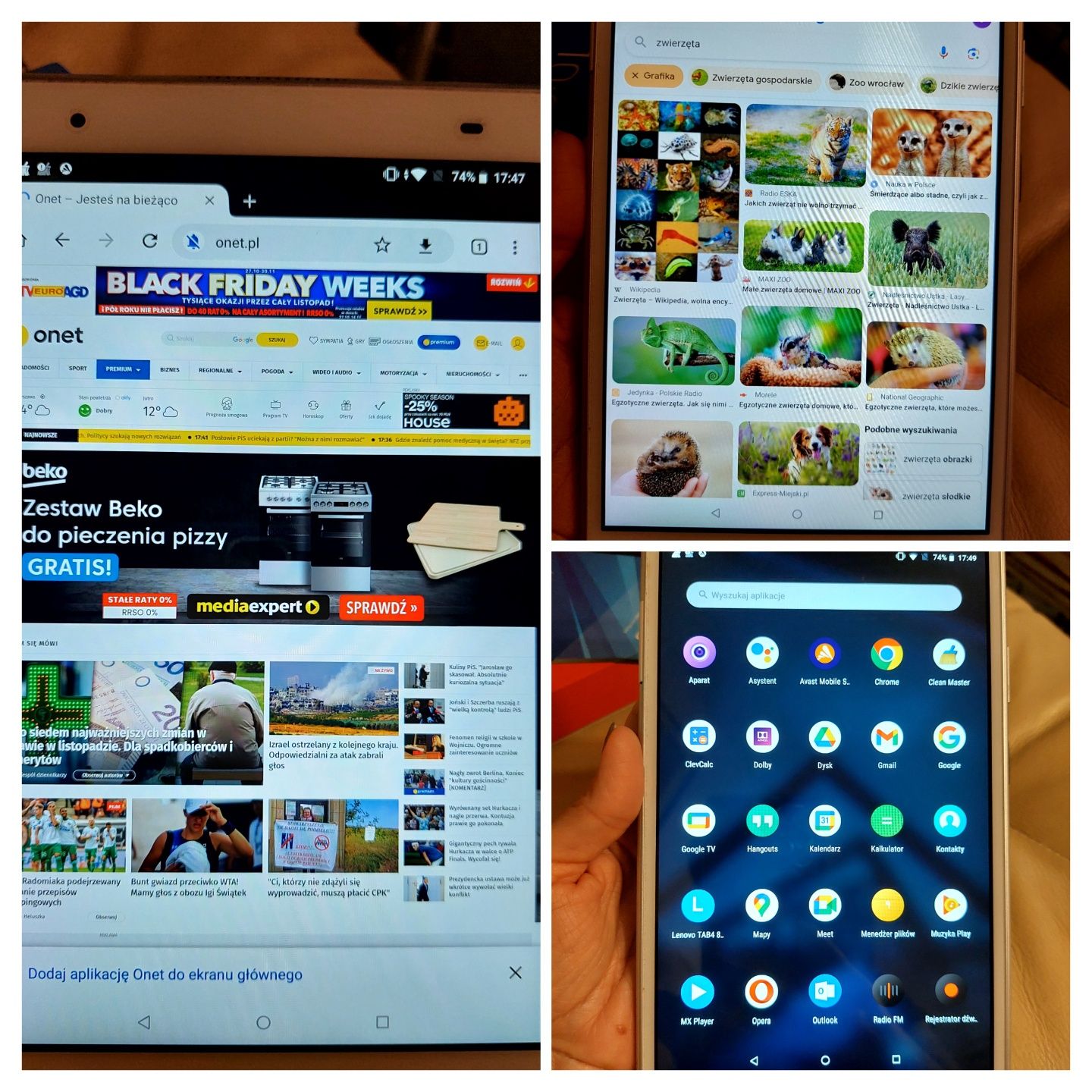 Tablet Lenovo 4 8 PLUS model TB-8704X WLAN+LTE