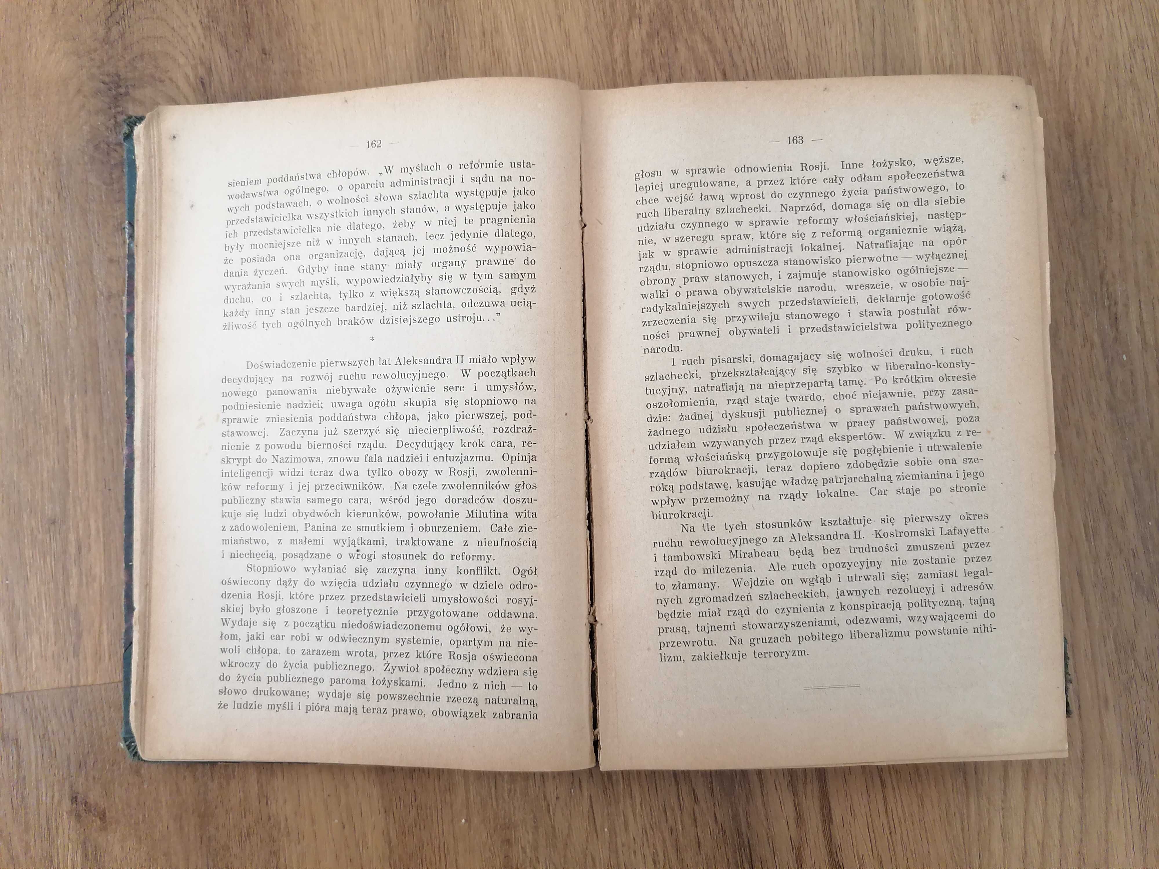 J. Kucharzewski, Lata przełomu Romanow Pugaczew czy Pestel, 1928