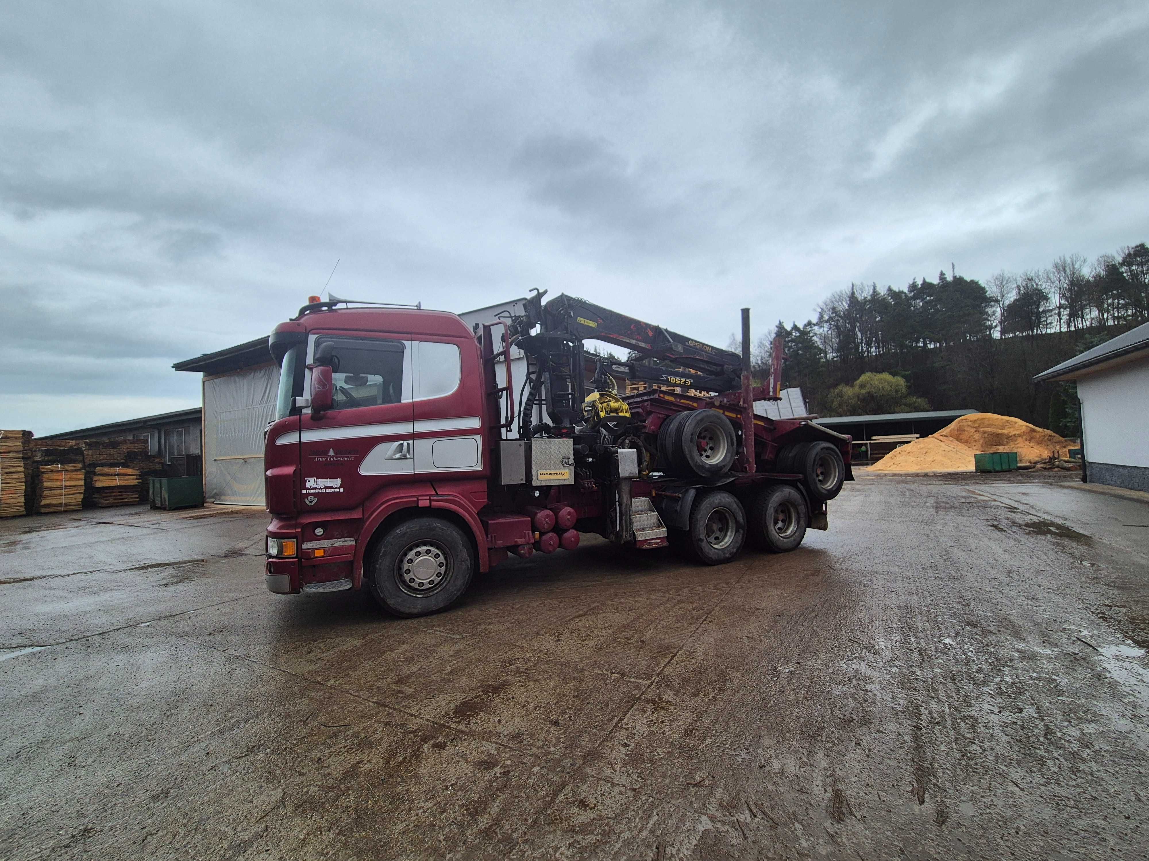 Scania R620, do drewna dłużycy