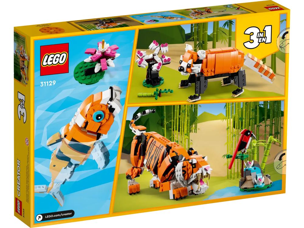 Lego Creator 31129 Majestatyczny tygrys