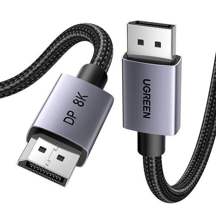 Kabel Displayport Ugreen Dp120 8K 60Hz 2M 32.4Gbps Do Monitora Pc
