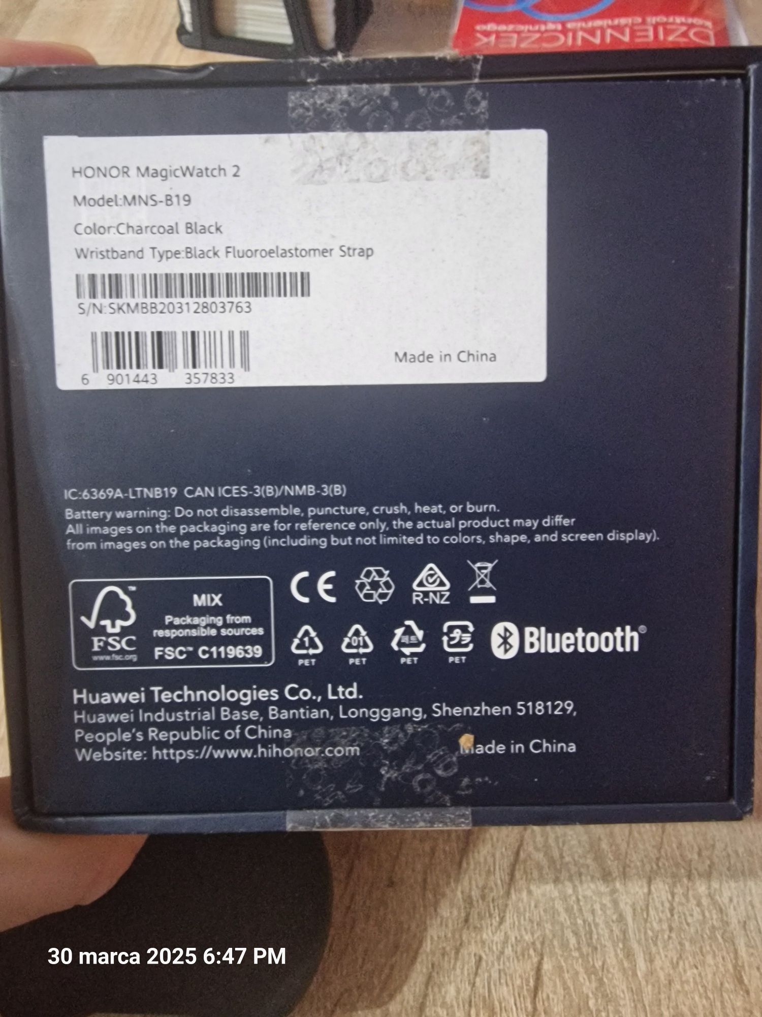 Honor magicwatch 2 46mm huawei gt2
