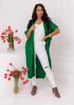 Zielony sweter/kardigan-Mona Maxi XXXL