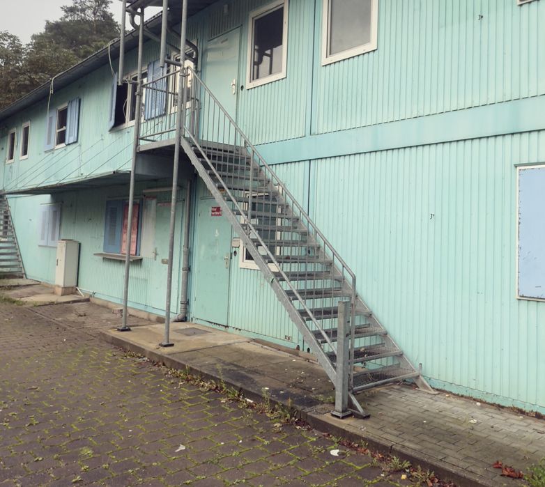 Schody zewnętrzne stalowe ocynkowane