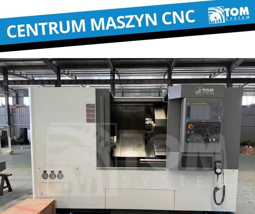 Tokarka CNC przemysłowa na skośnym łożu. CT40