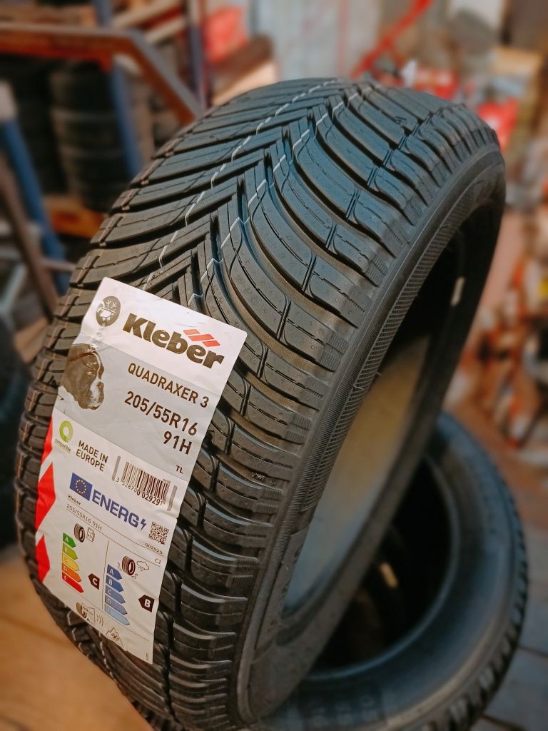 NOWA! Opona Całoroczna 205/55R16 Kleber Quadraxer 3 - LUBLIN - WYSYŁKA