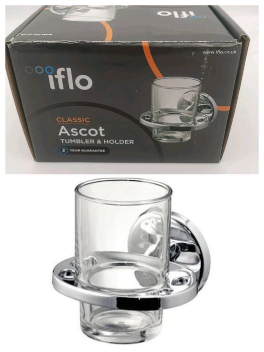 Настенный держатель для стакана и зубных щеток Iflo Ascot из Англии