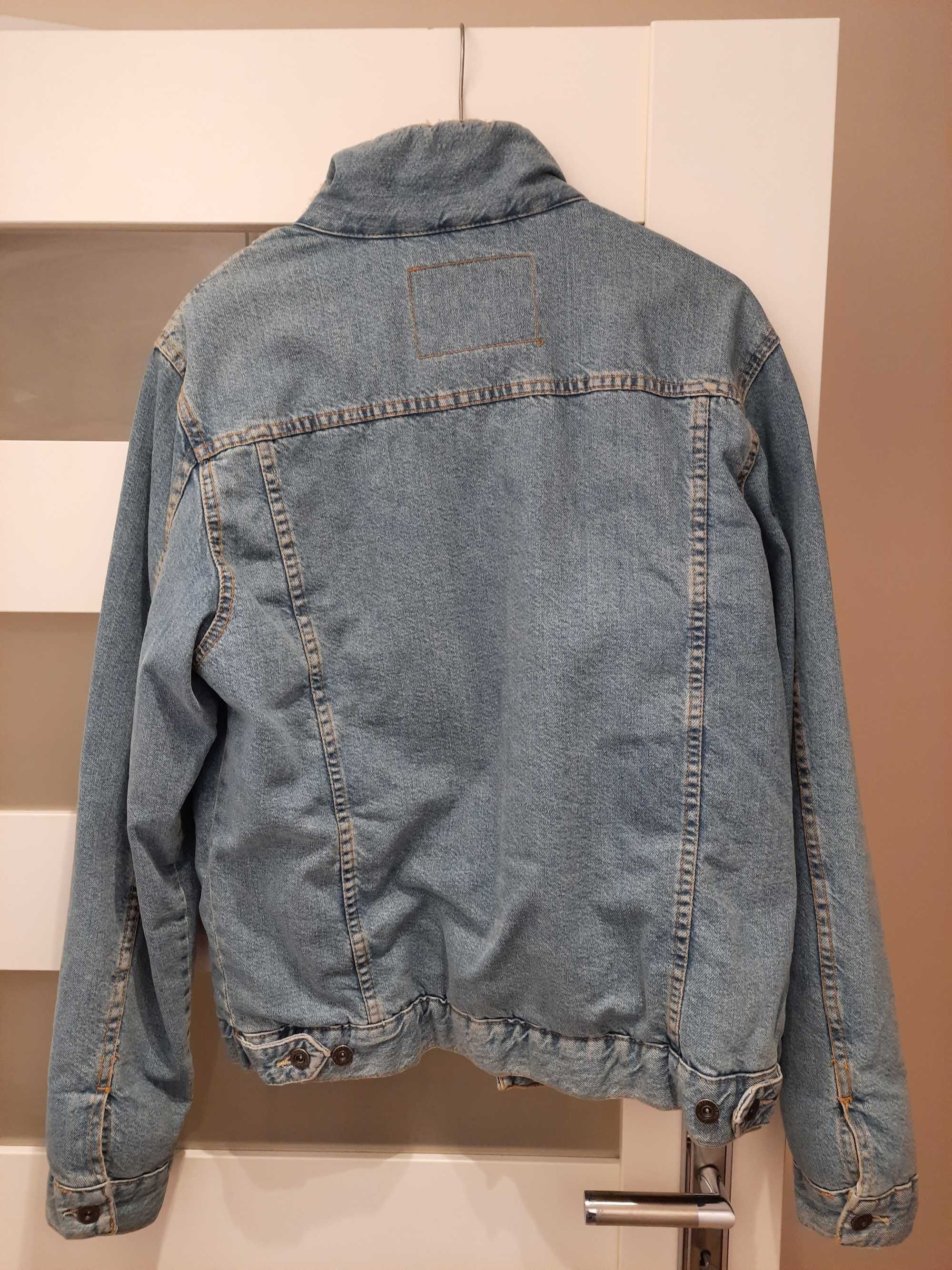 Jeansowa kurtka męska Zara Denim XL