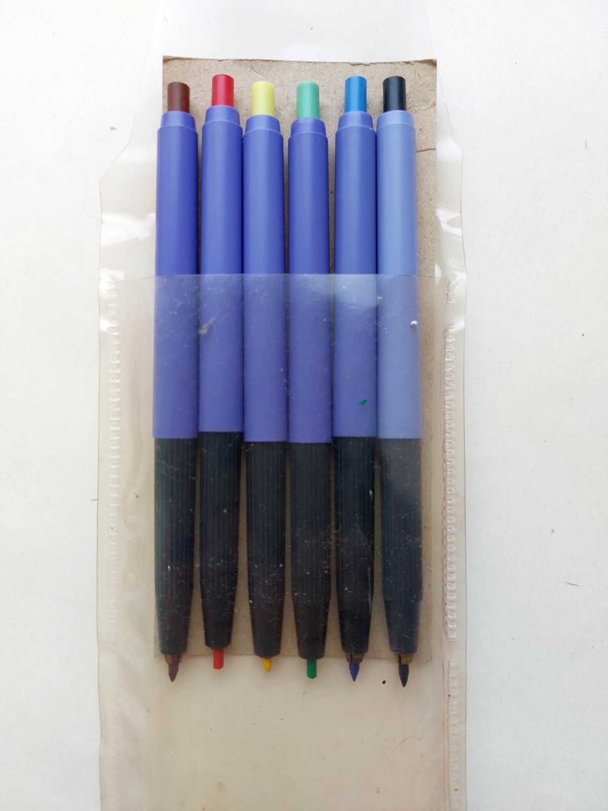 Набори: акварель, кисті, олівці кольорові, механічні, стрижні все нове