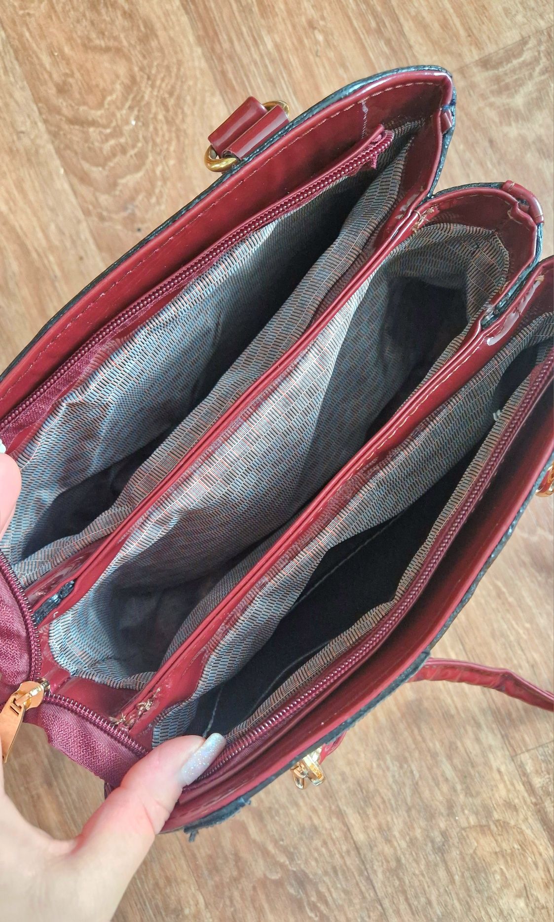 Жіноча сумка ( бордова )