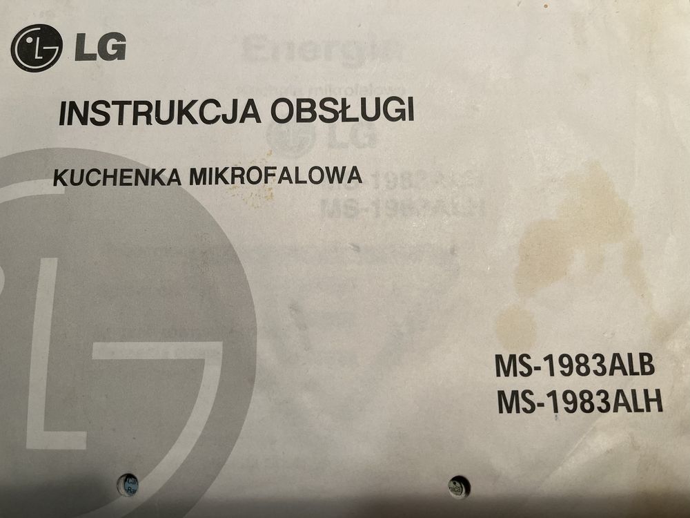 Kuchenka Mikrofalowa LG