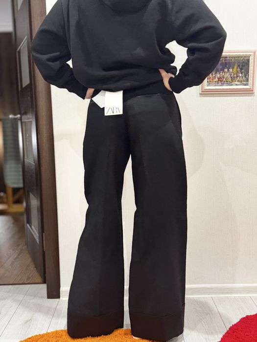 Теплі брюки палаццо Zara Premium 100 % вовна