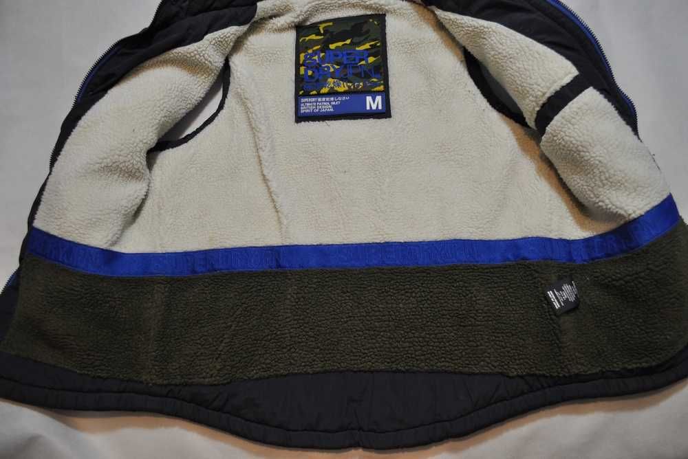 SUPERDRY M męska  kamizelka jeansowa na misiu ocieplana sz1v