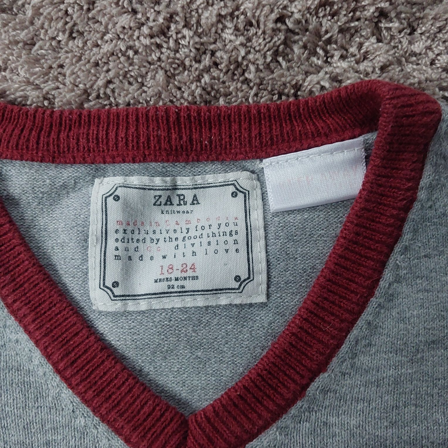2 Sweterki cienkie firmy Zara  rozm 92