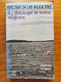 História de las Religiones III Antologia de textos religiosos M Guerra