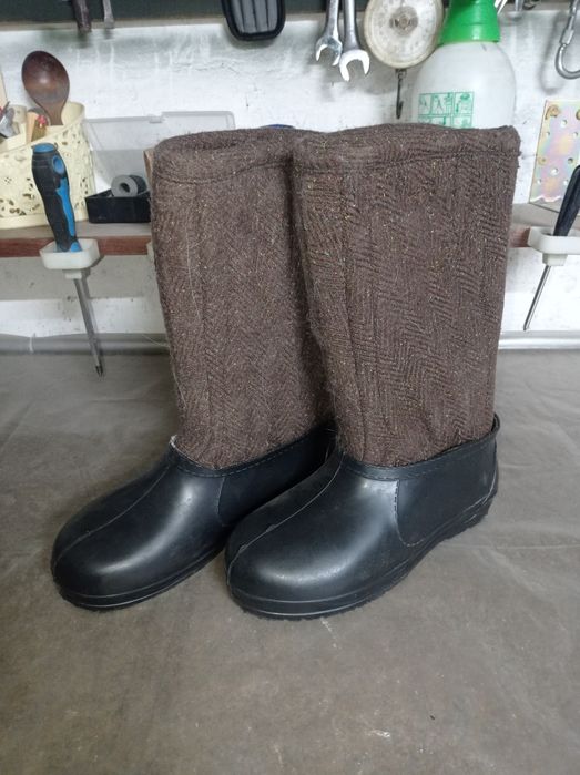 Валянки шинельные с галошами
