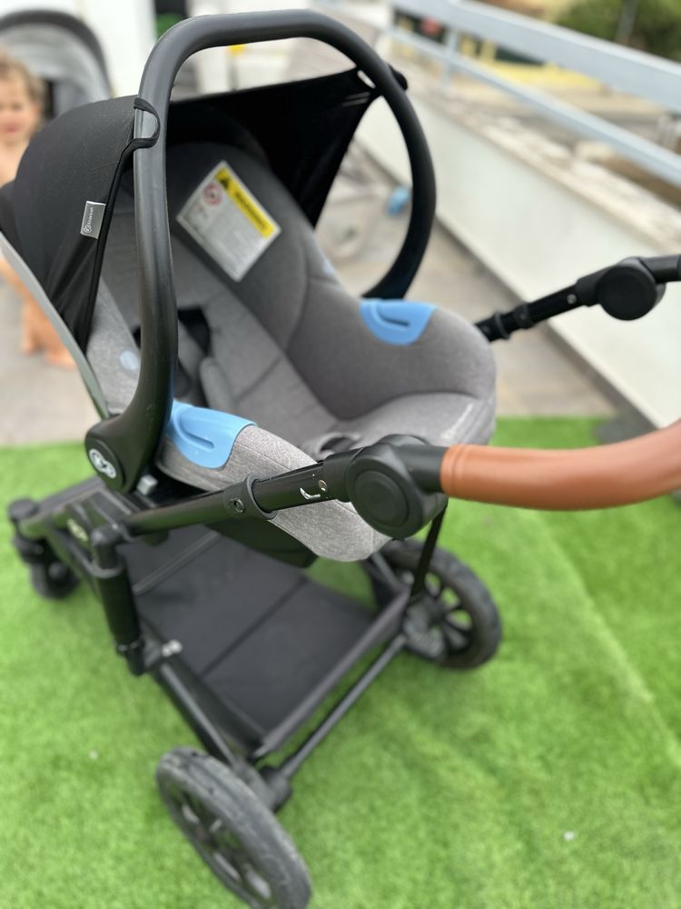 Carrinho de Bebe 3 em 1 Kinderkraft